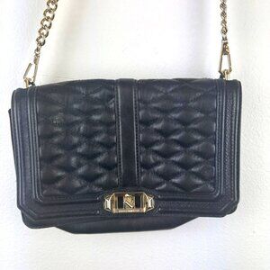 Rebecca Minkoff Chevron Quilted Small Love Crossbody Bag HF16ILVX08
